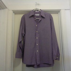 JOSEPH FEISS MAUVE MENS SHIRT 32/33